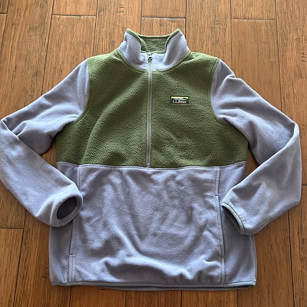 L.L. Bean Half Zip Fleece Jacket Women’s Size Small